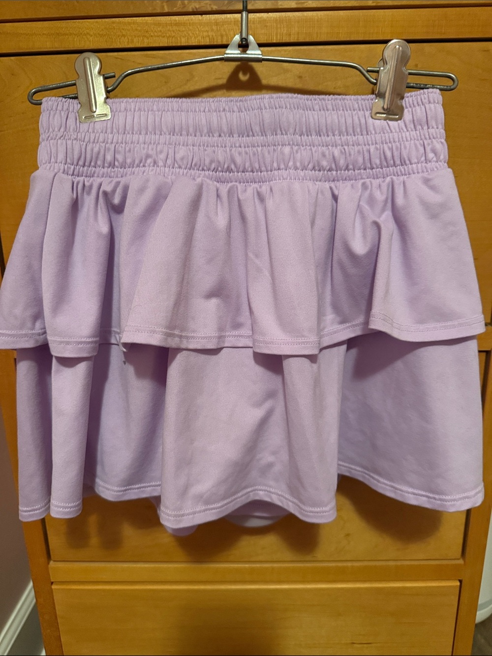 3 for $15 Lilac Tiered Ruffle Skirt - Girls Skirt Size 6/7